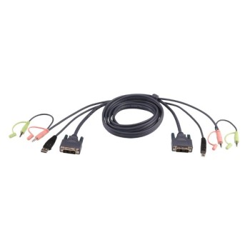 2L-7D02UI - Cáp KVM USB DVI-I đơn liên kết 1.8M